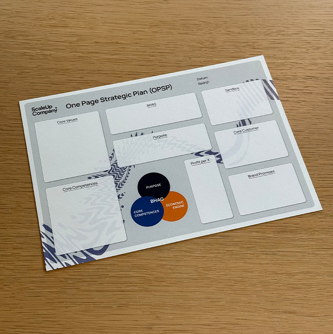 One Page Strategic Plan
